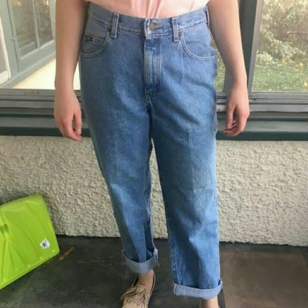 Vintage High-Waisted Denim Jeans
